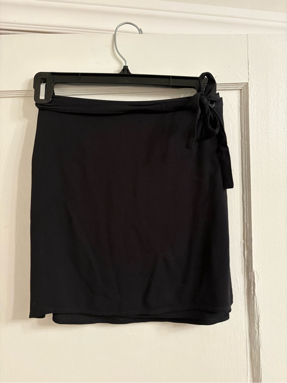 Aritzia Sunday Best Black Mini Skirt with Side Tie